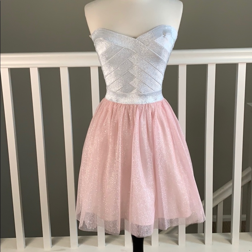 As U Wish strapless- bandage formal dress size L